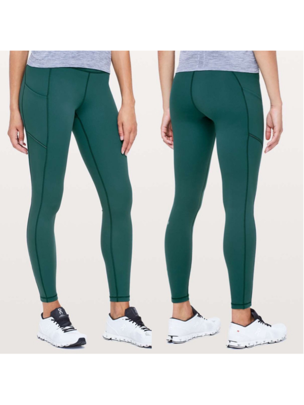Lululemon Speed Up Tight *Full-On Luxtreme 28" Green Jasper sz 4